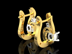 Earrings 10 3D Print Model