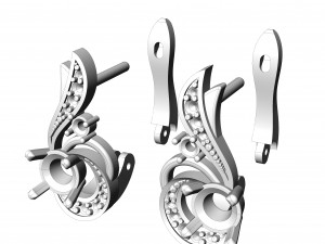 Earrings 10 3Dプリントモデル