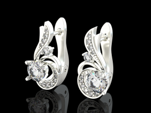 Earrings 10 3Dプリントモデル