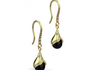 Pearl Earrings 11 Modelo de impresión 3D