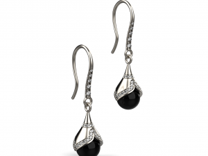 Pearl Earrings 11 Modelo de impresión 3D