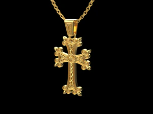 Armenian cross pendant 3D Print Model