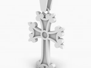 Armenian cross pendant 3D Print Model