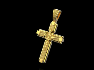 Cross pendant 10 3D Print Model