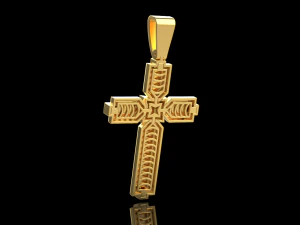 Cross pendant 10 3D Print Model