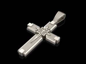 Cross pendant 10 3D Print Model