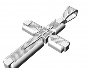 Cross pendant 10 3D Print Model