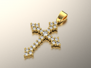 Cross pendant 11 3D Print Model