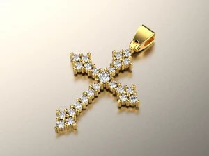 크로스 펜던트 11 3D 프린트 모델