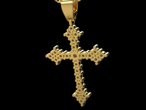 Cross pendant 11 3D-printmodel