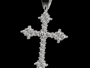 Cross pendant 11 3D-printmodel