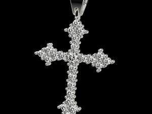 Pendente Cruz 11 Modelo de Impressão 3D