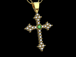 Cross pendant 11 3D-printmodel