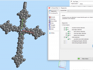 Cross pendant 11 3D-printmodel