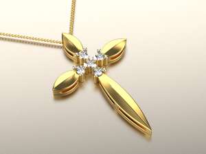 Cross pendant 12 3D Print Model