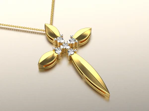 크로스 펜던트 12 3D 프린트 모델