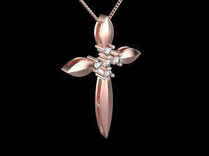 Cross pendant 12 3D 打印模型