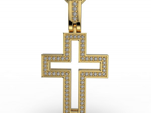Cross pendant 13 3D Print Model