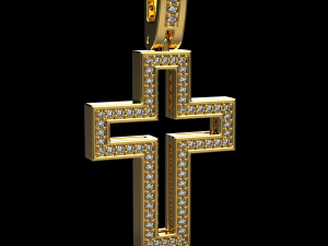 Cross pendant 13 3D Print Model