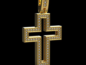 Cross pendant 13 3D Print Model