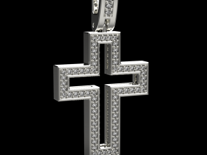 Cross pendant 13 3D Print Model