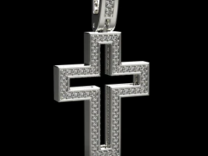 Cross pendant 13 3D Print Model