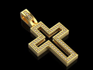 Cross pendant 13 3D Print Model