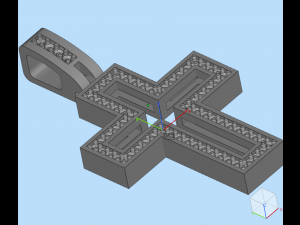 Cross pendant 13 3D Print Model