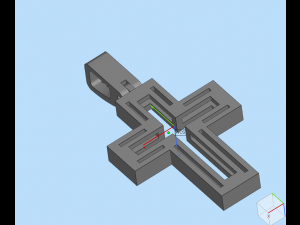 Cross pendant 13 3D Print Model