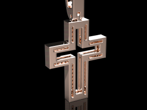 Cross pendant 13 3D Print Model