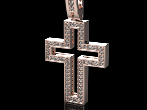 Cross pendant 13 3D Print Model