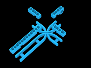 Cross pendant 1203 3D Print Model