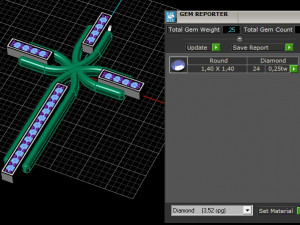 Cross pendant 1203 3D Print Model