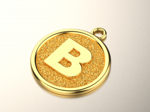 Pendant Alphabet letters Collection 3D print model 3D-Druckmodell