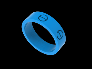 Love rings collection 3D Print Model