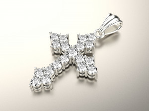 Cross pendant 3D प्रिंट मॉडल