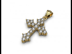 Cross pendant 3D प्रिंट मॉडल