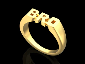 BRO rings collection 3D Print Model