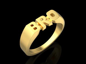 BRO rings collection 3D Print Model