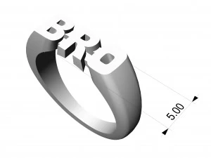 BRO rings collection 3D Print Model