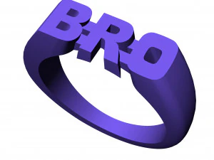 BRO rings collection 3D Print Model