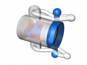팔찌 걸쇠 3D 프린트 모델
