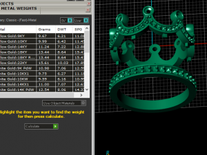 Crown ring 3D प्रिंट मॉडल