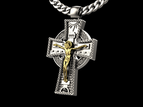 Cross orthodox Modèles 3D en vedette
