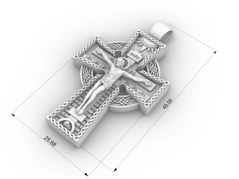 Cross orthodox 3D Print Model