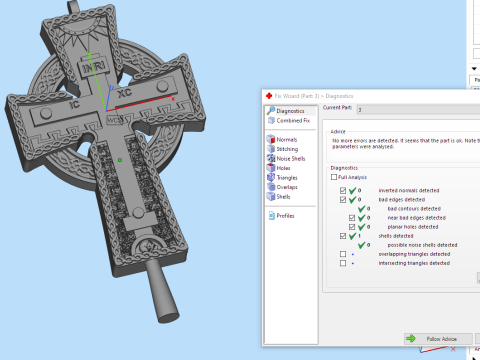 Cross orthodox Modèles 3D en vedette
