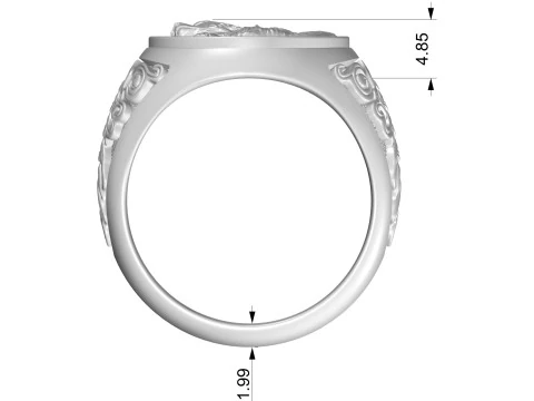 小熊戒指15059 3D 打印模型