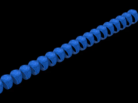 小熊戒指15059 3D 打印模型