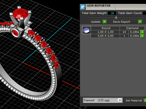 Engagement ring 091224 3D Print Model