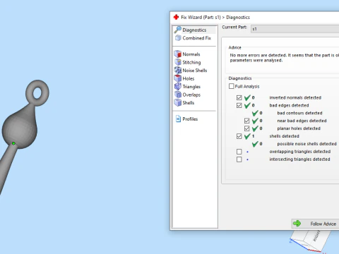 Zawieszka do oka 02 Model do druku 3D